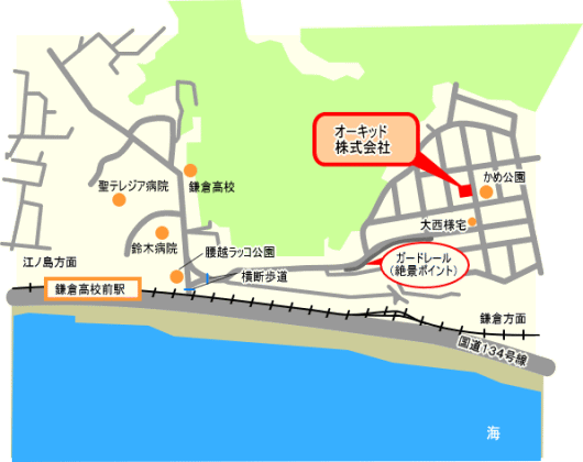 鎌倉市七里ガ浜地図